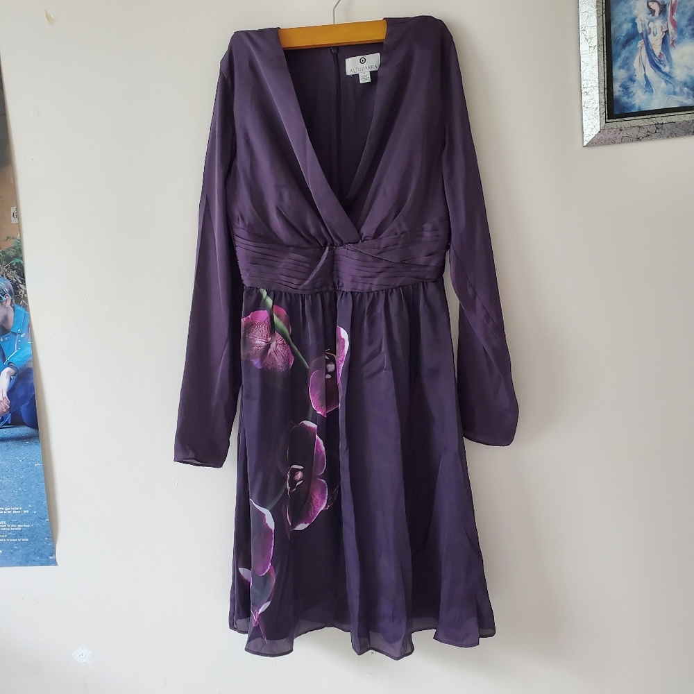 Purple floral Altuzarra dress